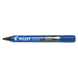 Viltstift PILOT 100 rond fijn blauw