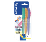 PILOT FriXion Light Soft Highlighter assorted blister pack of 3 pieces