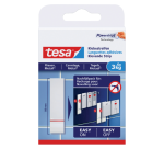 tesa® Adhesive Strip Tile & Metal 3kg white 6 pieces