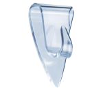 Klevende haak tesa® 0,2kg transparant 5 stuks