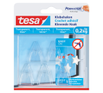 Transparenter Klebehaken tesa® 0,2kg 5 Stück