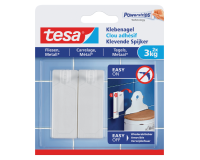 Klevende Spijker tesa® tegels & metaal 3kg wit 2 stuks