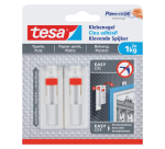 tesa® Verstellbarer Klebenagel für Tapeten & Putz 1kg weiß 2 Stück