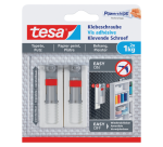 tesa® Adhesive Screw Adjustable for Wallpaper & Plaster 1kg White 2 Pieces