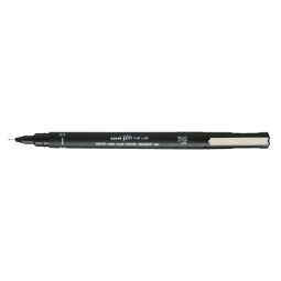 Fineliner Uni-ball Pin 0.1mm zwart