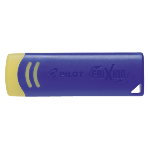 Gomme PILOT FriXion jaune avec enveloppe bleue