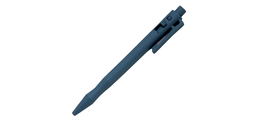 Detectamet Tufftip HD detectable ballpoint pen with blue clip