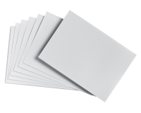 Carte de correspondance Djois Atlanta A6 105x148mm 200g blanc 50 pièces