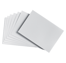 Carte de correspondance Djois Atlanta A6 105x148mm 200g blanc 50 pièces