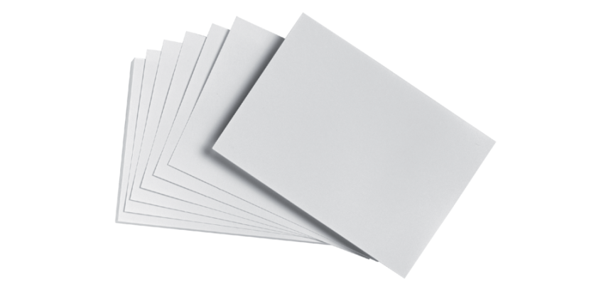 Correspondence Card Djois Atlanta A6 105x148mm 200g white 50 pieces