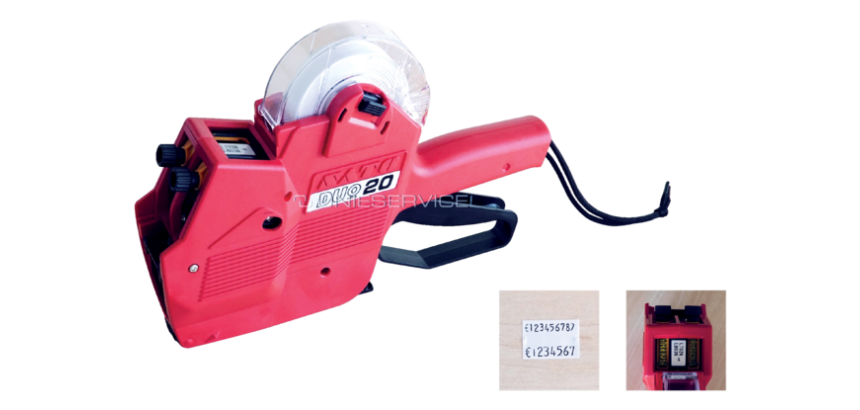 Pince à étiqueter Sato Duo 20 2 lignes 16x23mm