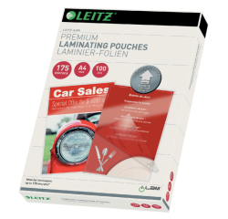 Pochette de plastification Leitz iLAM A4 2x175 microns 100 pièces