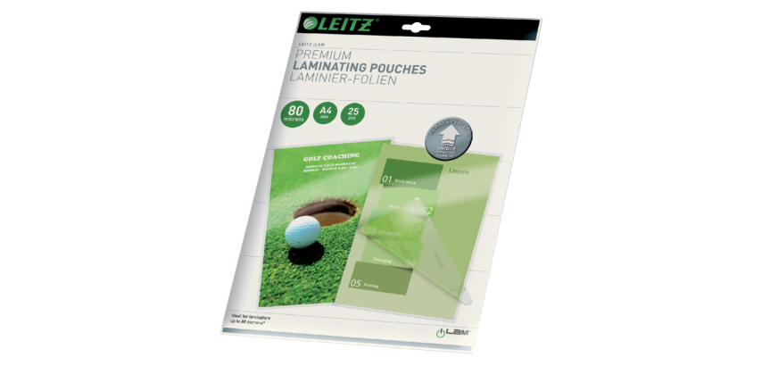 Pochette de plastification Leitz iLAM A4 2x80 microns 25 pièces
