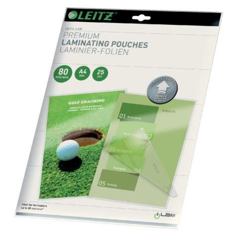 Pochette de plastification Leitz iLAM A4 2x80 micron 25 pièces