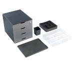 Coffee Point Box Durable 3385-58 anthracite-gris clair