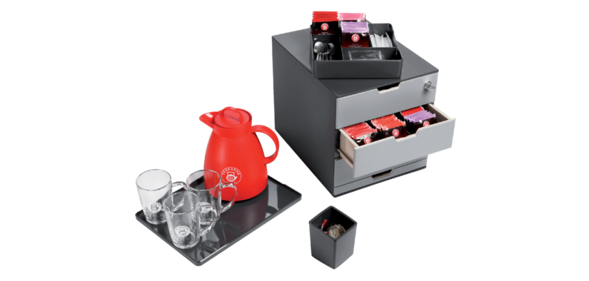 Coffee Point Box Durable 3385-58 anthracite-gris clair