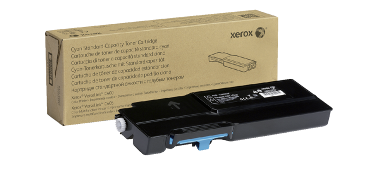 Xerox Genuine ® VersaLink® C400 Color Printer/C405 Color Multifunction Printer Cyan Standard capacity Toner Cartridge (2500 Pages) - 106R03502