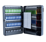 Armoire à clés, pour 140 porte-clés, ft 8 x 28 x 37 cm, gris foncé