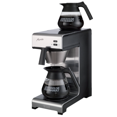 Koffiezetapparaat Bravilor Mondo inclusief 2 glazen kannen
