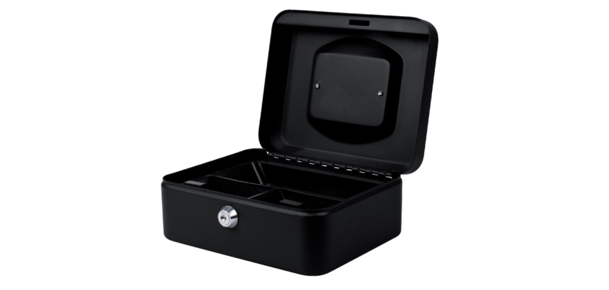 Caisse à monnaie, (L)200 x (P)160 x (H)90 mm