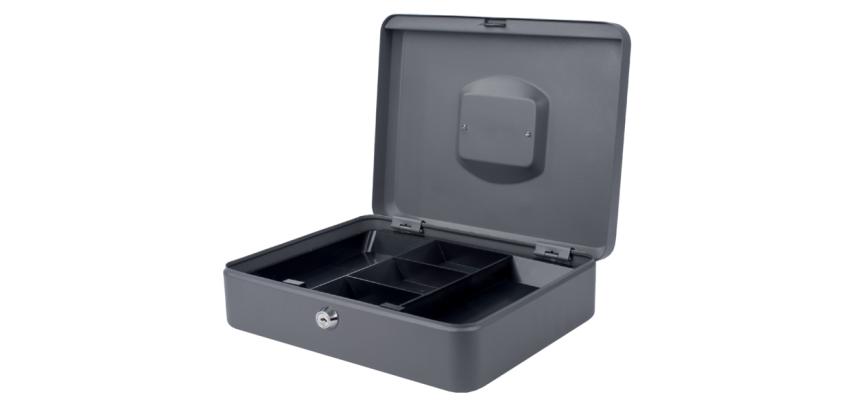 Pavo Cash Box 300x240x90mm Gray