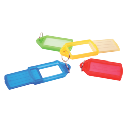 Porte-clés Pavo avec système coulissant assorti 15 pièces
