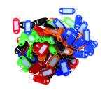 Porte-clés Pavo en plastique assorti - 100 pièces