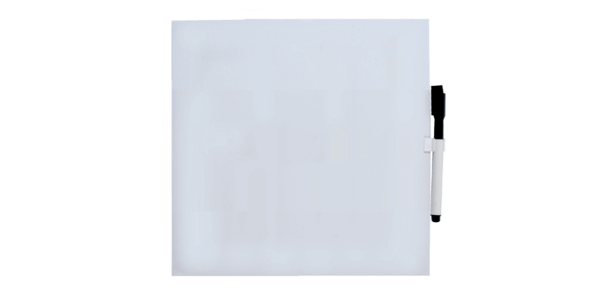 Tableau blanc Desq 35x35cm magnétique