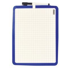 Whiteboard Desq 21x28cm tweezijdig magnetisch