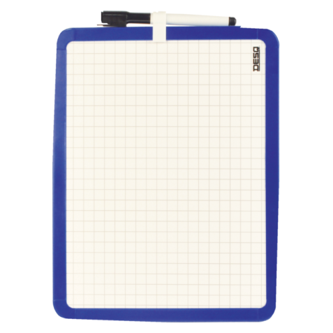 Whiteboard Desq 21X28cm tweezijdig magnetisch