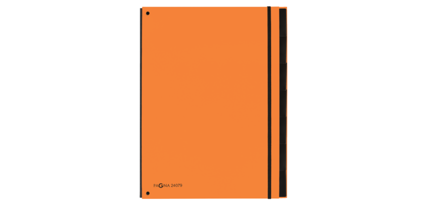 Pagna Trend A4 7-divider sorter orange