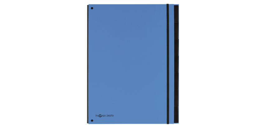 Trieur Pagna Trend A4 7 intercalaires bleu ciel