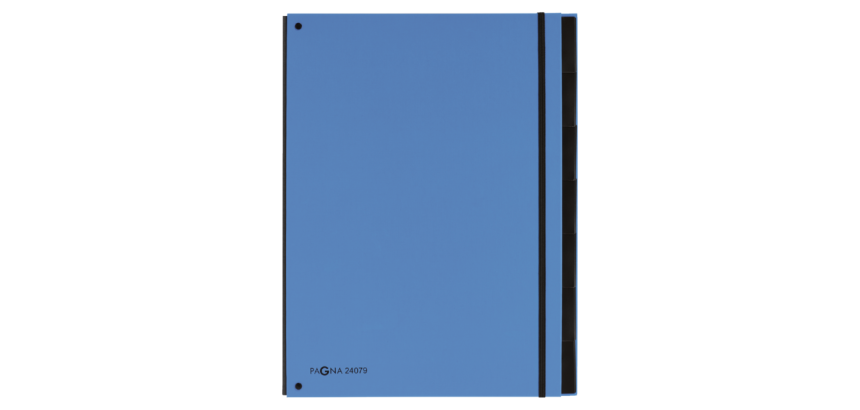 Trieur Pagna Trend A4 7 intercalaires bleu ciel