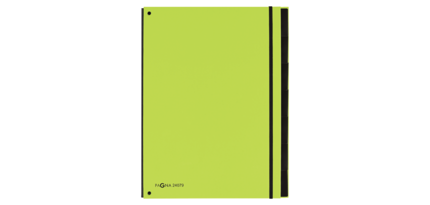 Pagna Trend Sorter A4 7 dividers apple green