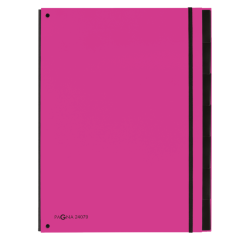 Sorteermap Pagna Trend A4 7 tabs donkerroze