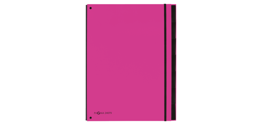 Pagna Trend Sorter A4 12 Dividers Dark Pink