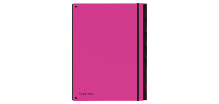 Pagna Trend Sorter A4 12 Dividers Dark Pink