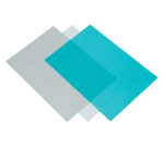 Voorblad Fellowes A4 PP 500micron transparant lijnen 50 stuks