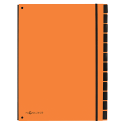 Trieur Pagna Trend A4 12 intercalaires orange