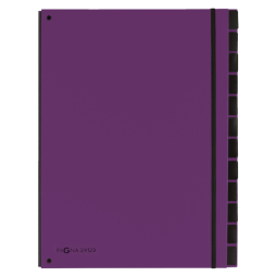 Trieur Pagna Trend A4 12 intercalaires lilas