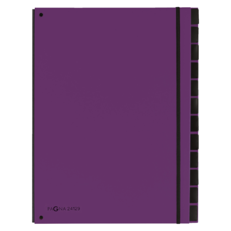 Trieur Pagna Trend A4 12 intercalaires lilas