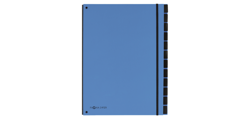 Pagna Trend A4 sorter 12 dividers sky blue