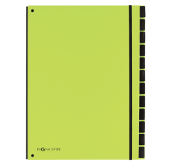 Sorteermap Pagna Trend A4 12 tabs appelgroen