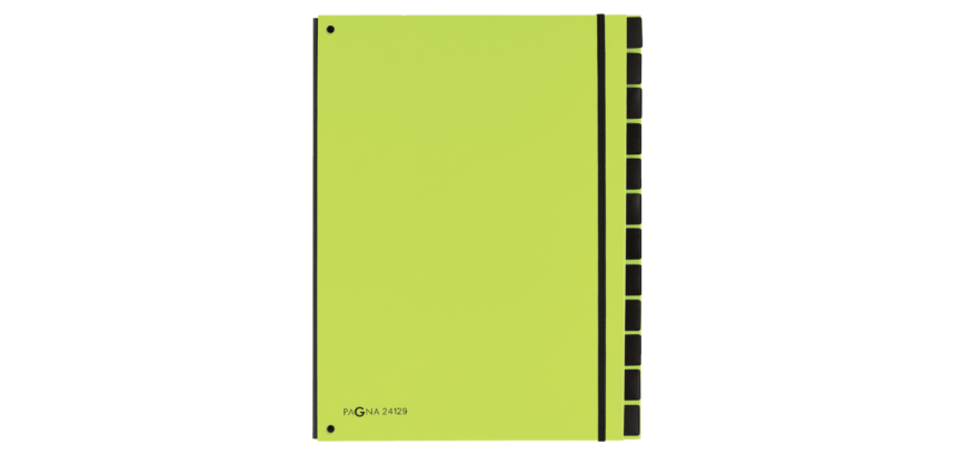 Sorteermap Pagna Trend A4 12 tabs appelgroen