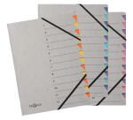 Trieur Pagna Easy A4 7 intercalaires jaune/orange