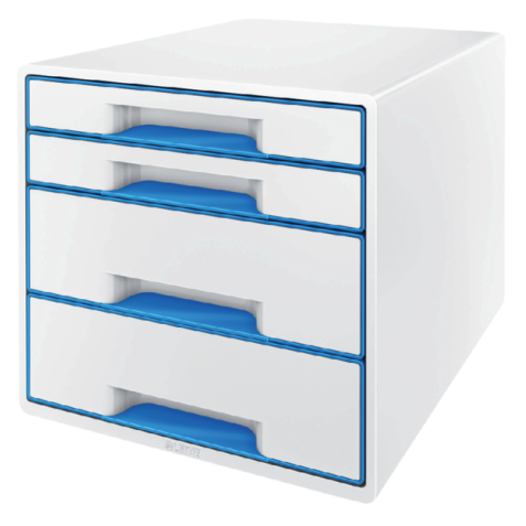 Ladenbox Leitz WOW 4 laden wit/blauw