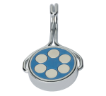 MAUL Neodymium Magnet with Hook Ø38.5mm 30kg Chrome