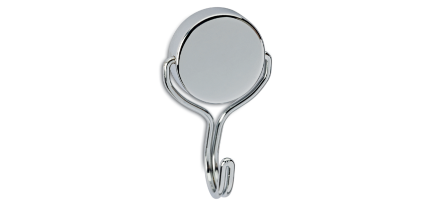 MAUL Neodymium Magnet with Hook Ø38.5mm 30kg Chrome