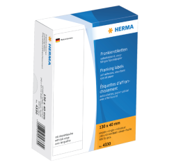 Etiquette affranchissement HERMA 4330 130x40mm 500 pcs