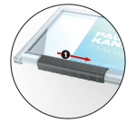 Badge Durable 8922 Pushbox mono 10 stuks